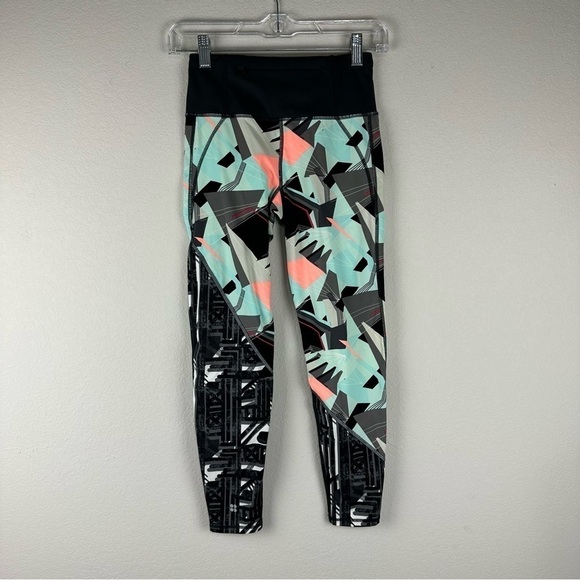 Sweaty Betty Blue Black Splits 7/8 Run Athletic Athleisure Leggings Size XXS - Picture 2 of 5